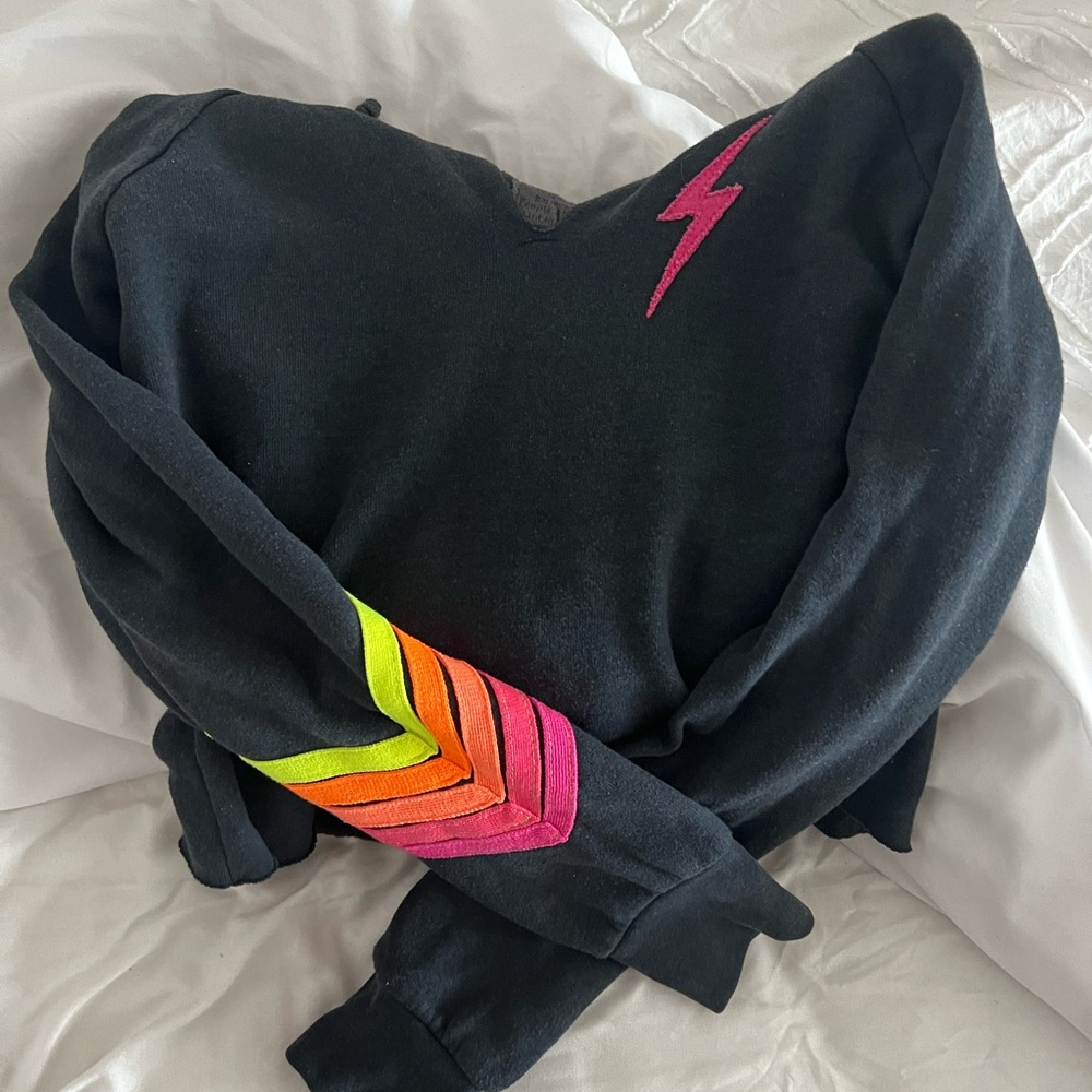 Aviator Nation Cropped Hoodie